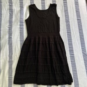 Amazon Fisoew Mini Tank Dress Knitted Crochet Hem Size XL